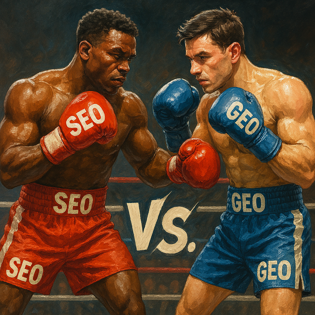GEO vs SEO - Comparison Chart of Optimization Strategies